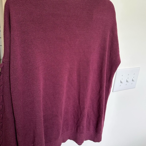 Burgundy Cardigan - Picture 2 of 3